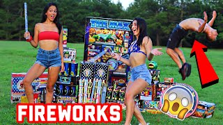 FIREWORKS VS INSANE FLIPS [upl. by Anivla]