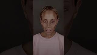 Mad cow disease viralvideo makeup transformation scary creepy [upl. by Peadar147]