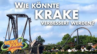 Wie könnte KRAKE verbessert werden  Heide Park  Verbesserung von Achterbahnen [upl. by Ydarb410]