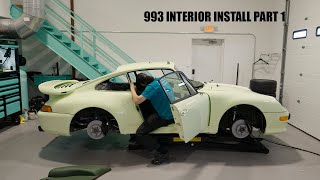 Vanilla Yellow 993 Interior Install PART 1 [upl. by Maleki772]