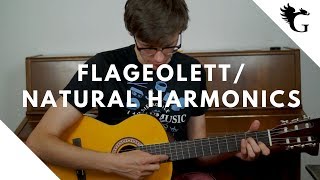 Tutorial Flageolett  Natural Harmonics [upl. by Ettelrahc]