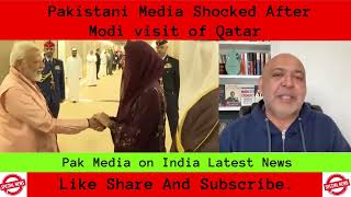 Pakistan Media Reaction on Modi Visit of Qatar and exNavy Officer [upl. by Eisset]