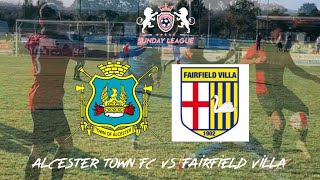 Sunday League Settings  Alcester Town FC vs Fairfield Villa  MFL [upl. by Etteiluj403]