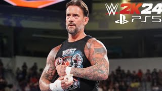 WWE 2K24 CM Punk Gameplay PS5 [upl. by Renita970]