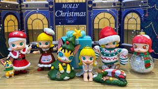 Unboxing PopMart Castle Miracle Box  Molly Christmas 2024 [upl. by Enirehtac]