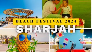 🏖️Sharjah Beach Festival 2024 Al Heera Beach sharjah freeentry free [upl. by Ivers]