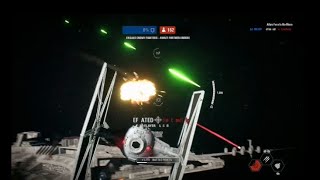 More casual starfighter assault BattleFront 2 Gameplay [upl. by Olegnaed]