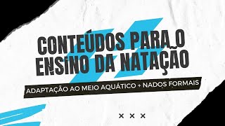 Conteúdos de ensino da natação [upl. by Veronique]