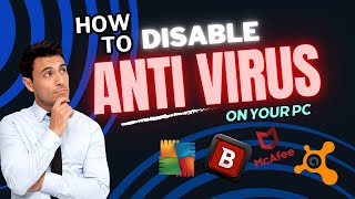 How To Turn off Antivirus in Windows 11 or 10 PC Windows Defender [upl. by Menzies]