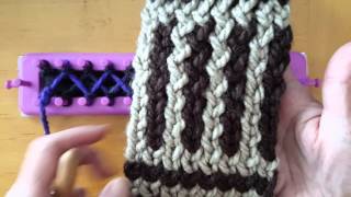 Stockinette Styles on Knitting Loom [upl. by Osnofedli]