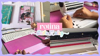 COMO TIRAR A LÂMINA DA GUILHOTINA 🥵  MINI CALENDÁRIO 😍 ROTINA DE PRODUÇÃO⭐ PAPELARIA LUNAR🌙 [upl. by Berlin659]