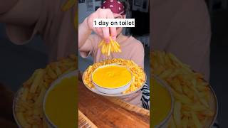 What is the RIGHT amount of CHEESE SAUCE on french fries😎❤️🍟🧀 1 second vs 1 year  CHEFKOUDY [upl. by Spears]