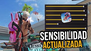 ✅SENSIBILIDAD COMPLETA⚙️Para dar TODO ROJO en la NUEVA ACTUALIZACIÓN FREE FIRE [upl. by Akkin]