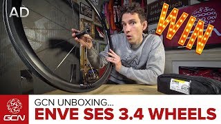 Unboxing The ENVE SES 34 Wheels [upl. by Hafeenah703]