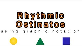 Music Lesson Learning a Rhythmic Ostinato by reading graphic notation  Sing Step Grow [upl. by Sidoma]