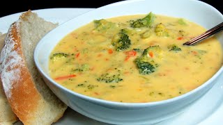 BROCCOLI CHEDDAR SOUP  BROCCOLI CHEESE SOUP RECIPE [upl. by Nai]