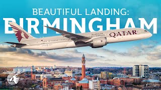 Beautiful landing in Birmingham UK 4K [upl. by Rehnberg]