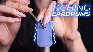 ASMR Itching Your Eardrums to Make You Tingle for the First Time No Talking [upl. by Dede]