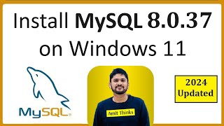 How to install MySQL 8037 Server and Workbench latest version on Windows 11 [upl. by Huston267]