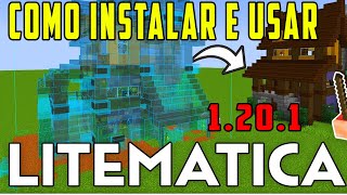 como baixar litematica minecraft 1201 instalar e utilizalo [upl. by Brink436]