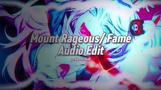 Mount Rageous Fame  Andrew Rannells Brianna Mazzola Irene Cara  Edit Audio [upl. by Esinrahs510]