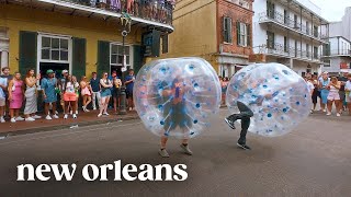 Bourbon Street Shenanigans · Walking Tour [upl. by Nhepets]