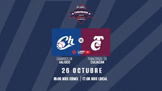 Charros vs Tomateros  26 Octubre Juego 2 LAMP 24 25 [upl. by Suissac]