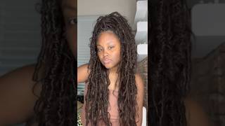 Distressed Boho Locs with Organique Breezy Wave Bundles amp Prefluffed Poppin Twist Hair  ShakeNGo [upl. by Katharyn]