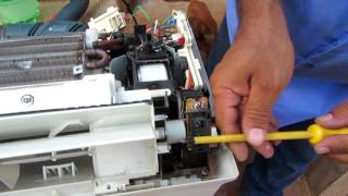 AR SPLIT PANASONIC INVERTER COMO DESMONTAR EVAPORADOR DESMONTADO PARTE 02 [upl. by Tamarah]