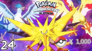 ONLY POKE BALLS ARTICUNO AND ZAPDOS Pokemon Luminescent Platinum Part 24 [upl. by Trey]