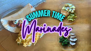 3 Easy Marinades  Summer Meal Ideas Whats for Dinner  MEL COOP [upl. by Eintrok]