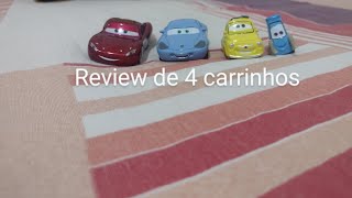 Review de 4 carrinhos do filme carros [upl. by Anairad]