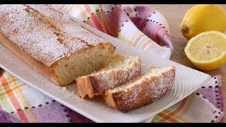 PLUMCAKE AL LIMONE SOLO ALBUMI ricetta light [upl. by Bernadette]