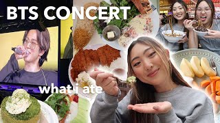 BTS CONCERT VLOG What I Eat in a Day in LA  Eating Everything I Want in LA before school starts [upl. by Eellek]