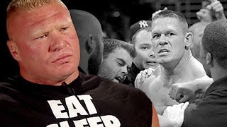 Brock Lesnar lays out his plan for John Cena at Night of Champions Sept 17 201 [upl. by Tavish743]