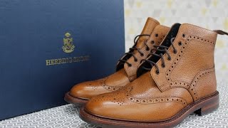 HERRING SHOES Hawkshead Full Brogue Boot REVIEW [upl. by Androw]