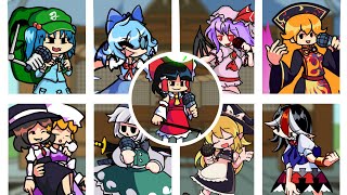 【FNF】Funky Capriccio ｜Every Turn a Different Character Sings【touhou】 [upl. by Jorgan625]