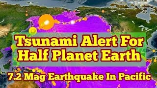 Volcano Eruption amp Earthquake In Kamchatka Peninsula Russia 72 Mag Shiveluch Ash Eruption [upl. by Myrlene9]