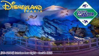 5K60FPS  Crushs Coaster Extreme LowLight Onride 2024  Disneyland Paris [upl. by Adnuhser]