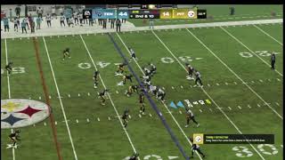 Madden 24 Pittsburgh Steelers vs Tennessee Titans [upl. by Hcardahs]