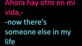 La Factoria hay otro en mi vida lyrics translation [upl. by Eelrefinnej]