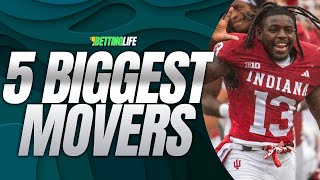 NCAAF Rankings Indiana Florida State and the 5 biggest movers this season [upl. by Goldstein]