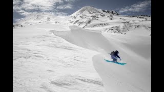 Volcán Chillán Nuevo  South America Skiing and Riding in Chile at Nevados de Chillan in 2023 [upl. by Atilrahc]