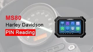 OBDSTAR MS80  Harley Davidson PIN Reading Function [upl. by Annasoh]