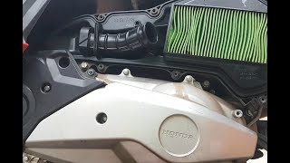 Troca de Filtro de Ar PCX 2019 Sport [upl. by Aesoh414]