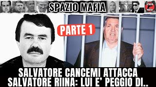 Salvatore Cancemi ATTACCA Totò Riina Tu sei peggio di PARTE 1 [upl. by Ahsenek]