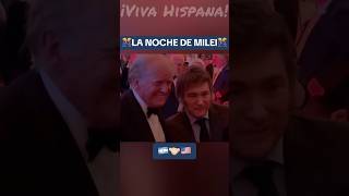 LA NOCHE DE MILEI donaldtrump milei stallone estadosunidos us libertad [upl. by Minnie994]