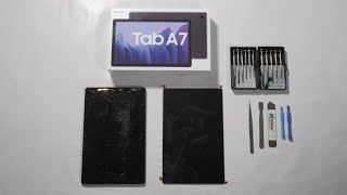 Replacing the screen Samsung Tab A7 SMT500 [upl. by Samuele]