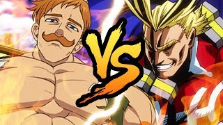 ESCANOR VS ALL MIGHT RAP BATTLE  RUSTAGE ft Daddyphatsnaps [upl. by Crowell]