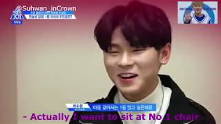 PRODUCEX101 CHOI SUHWAN  최수환 CUT  EP1 [upl. by Menard49]